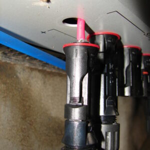 Dangerous plug - bottom of inverter Dangerous plug - bottom of inverter