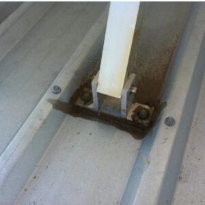 Incorrect feet used causing numerous leaks Incorrect feet used causing numerous leaks